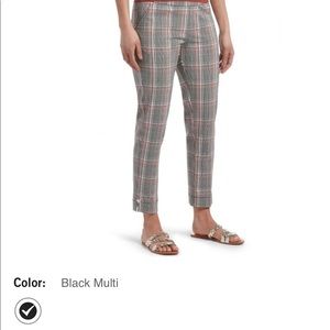 Plaid pocket leggings